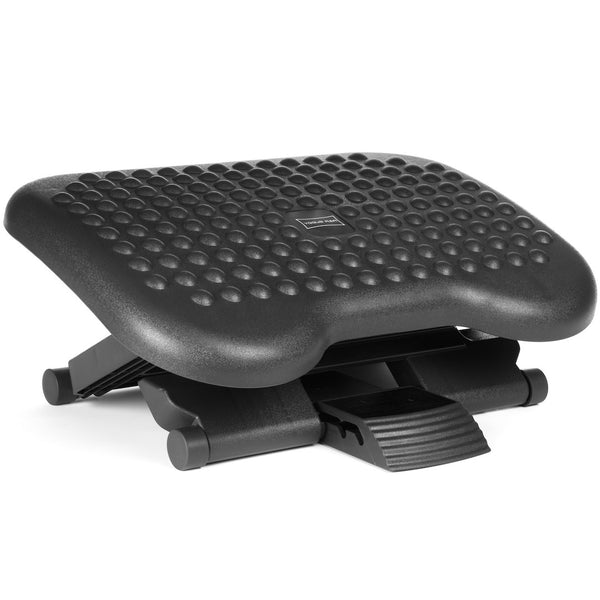 Adjustable Ergonomic Under Desk Foot Rest and Lumbar Support Pillow Set - Buddy Products