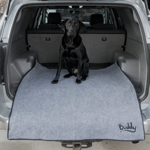 Pay Dirt Car & SUV Accessory Interior/Exterior Bumper Mat and Clothing Guard - Washable/Waterproof - Buddy Products